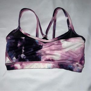 Lululemon Athletica Sweaty endeavor blooming pixie sports bra size 4